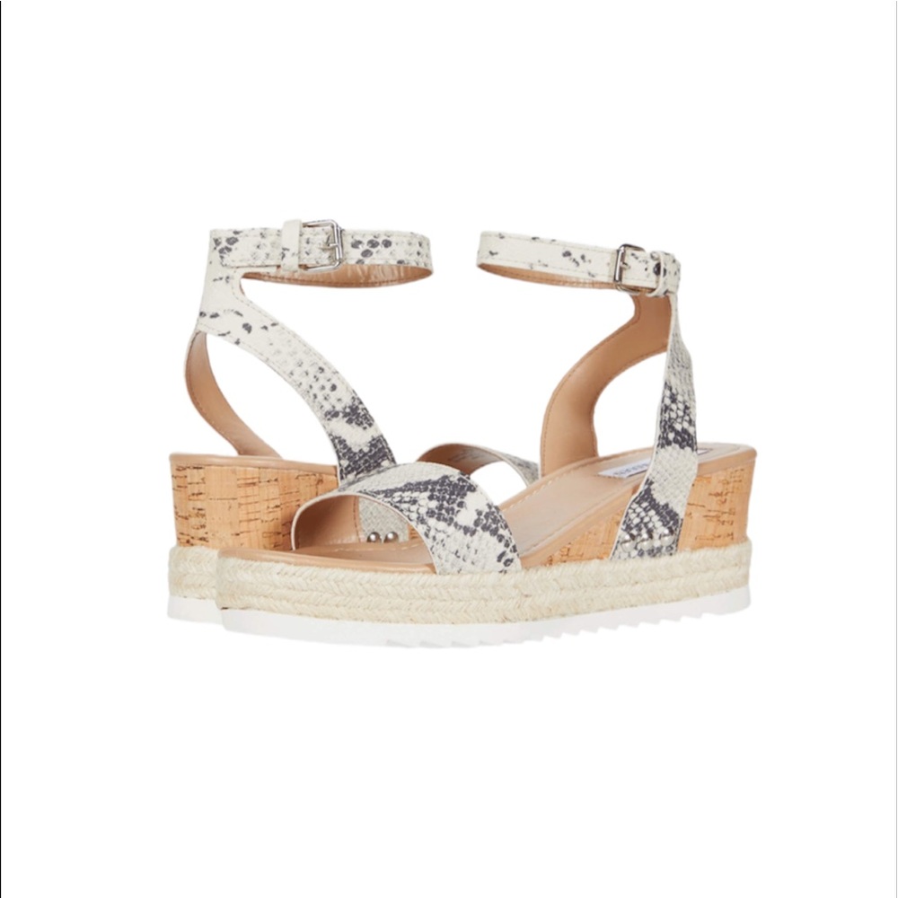 Steve Madden Jewell Wedge Sandal Sz 9